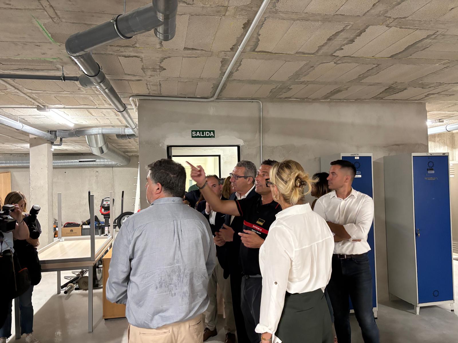 Inauguración parque de bomberos de Villena