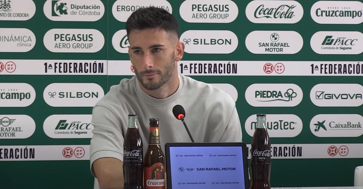 Albarrán en sala de prensa