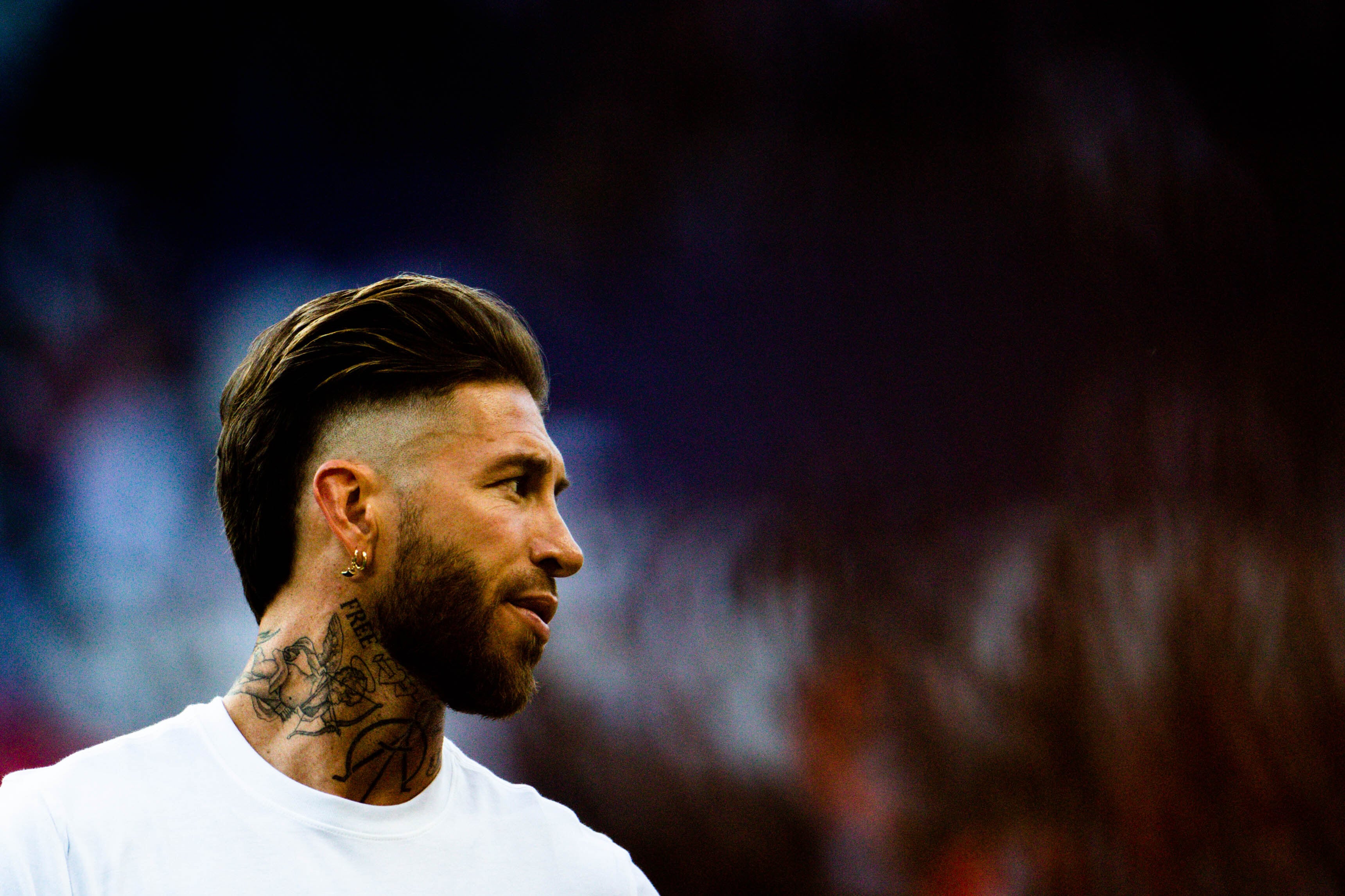 Sergio Ramos en un encuentro contra el Clermont Foot de la Ligue 1.