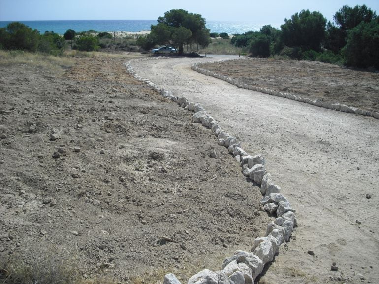 Obras en la zona de Gran Alacant