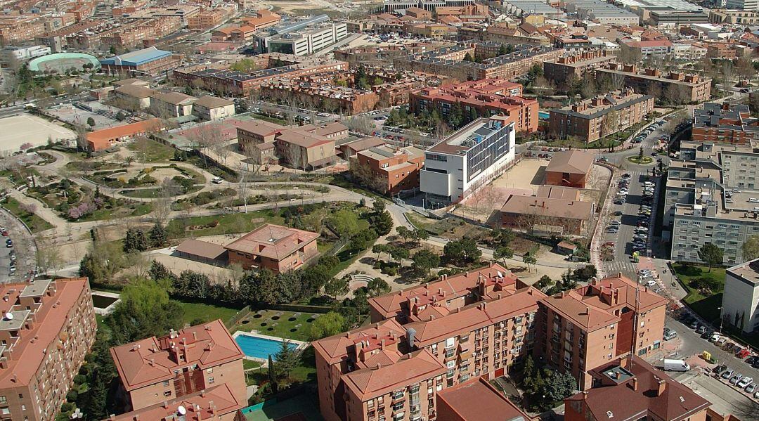 San Sebastián de los Reyes vista desde el aire