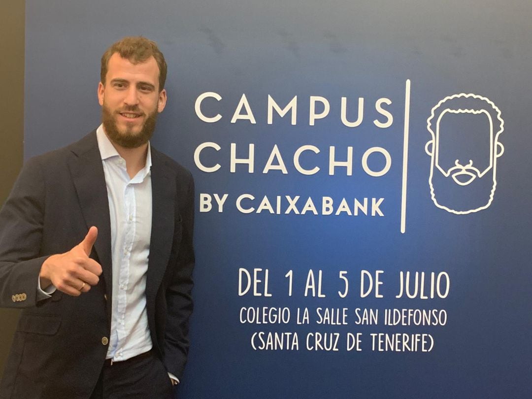 El tinerfeño en la presentación de su campus