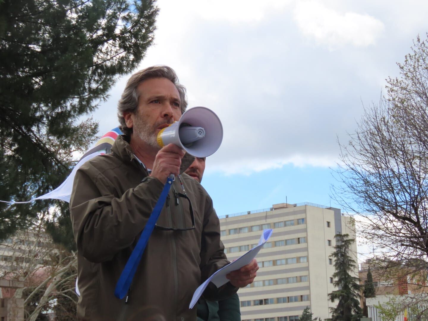 Joaquín Cortés el portavoz de la Asociación de Agricultores y Ganaderos de Córdoba, heredera del movimiento 6F