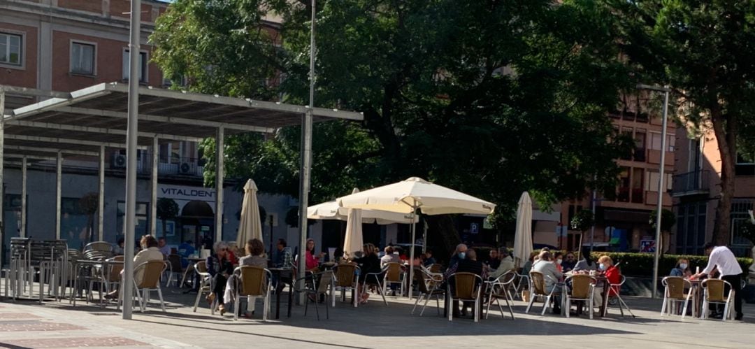 Terraza hostelería en Plaza Jardinillo