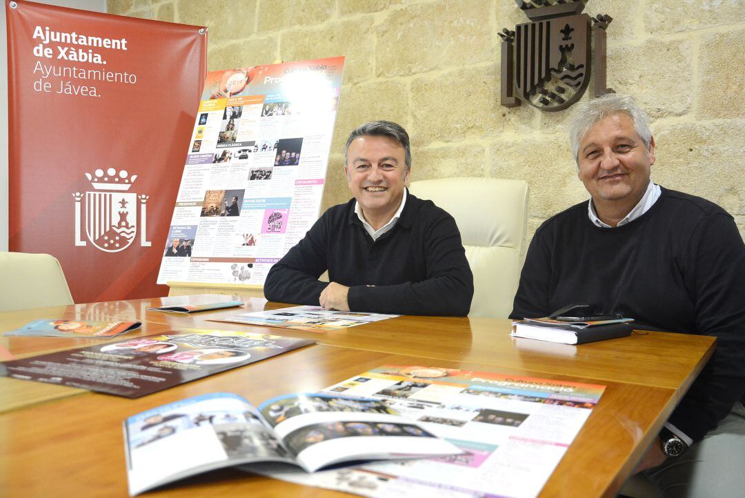 Presentación de la programación cultural de Xàbia para los primeros meses de este año 2019.