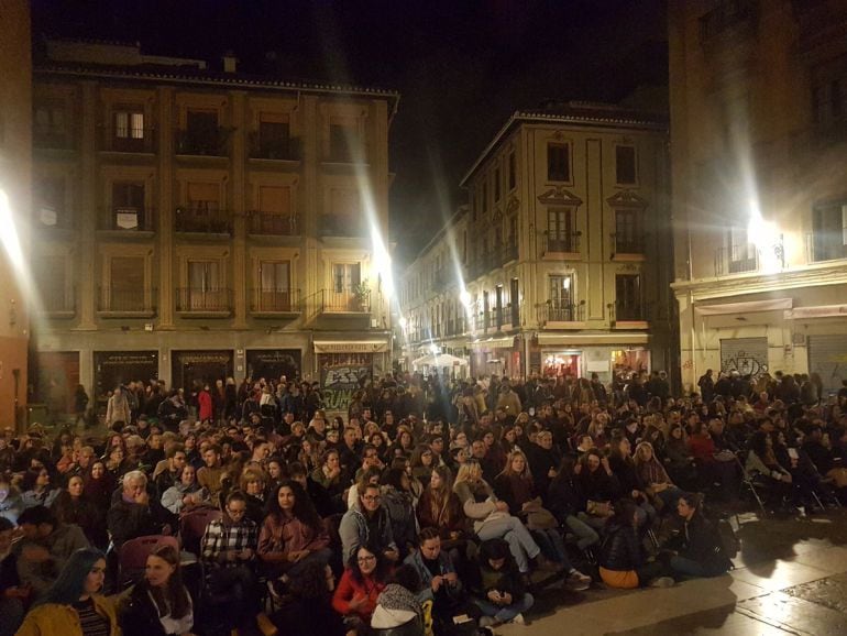 La Plaza de las Pasiegas, durante la Noche en Blanco