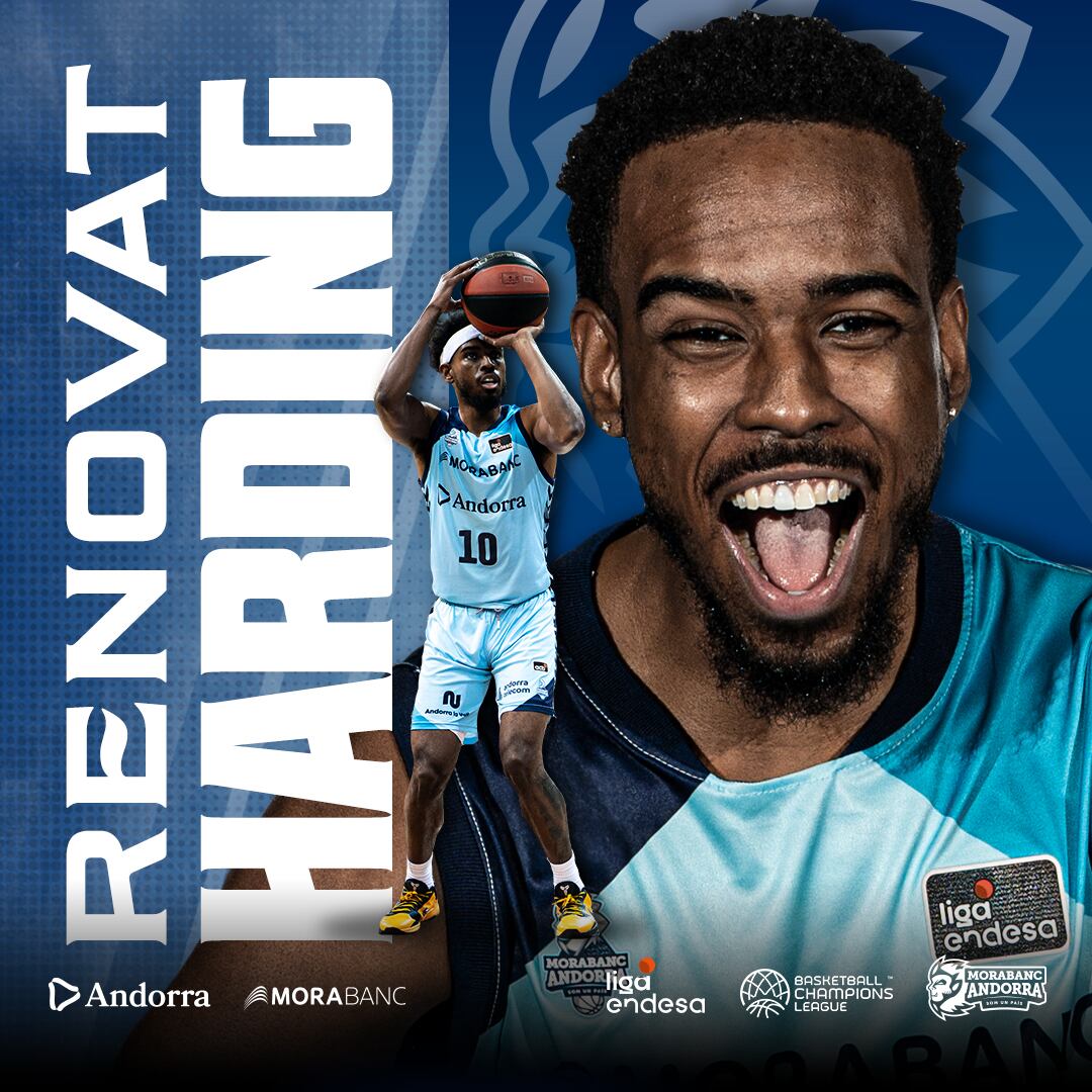 Jerrick Harding continua una temporada més a Andorra