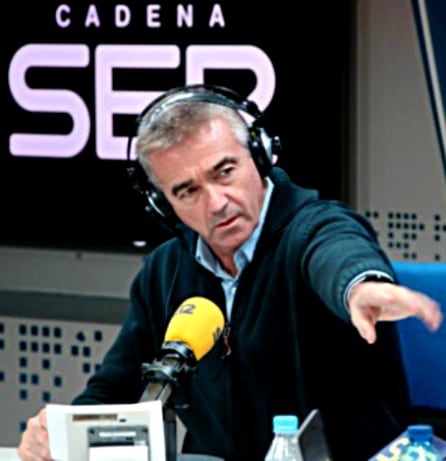 Carles Francino en el estudio central.