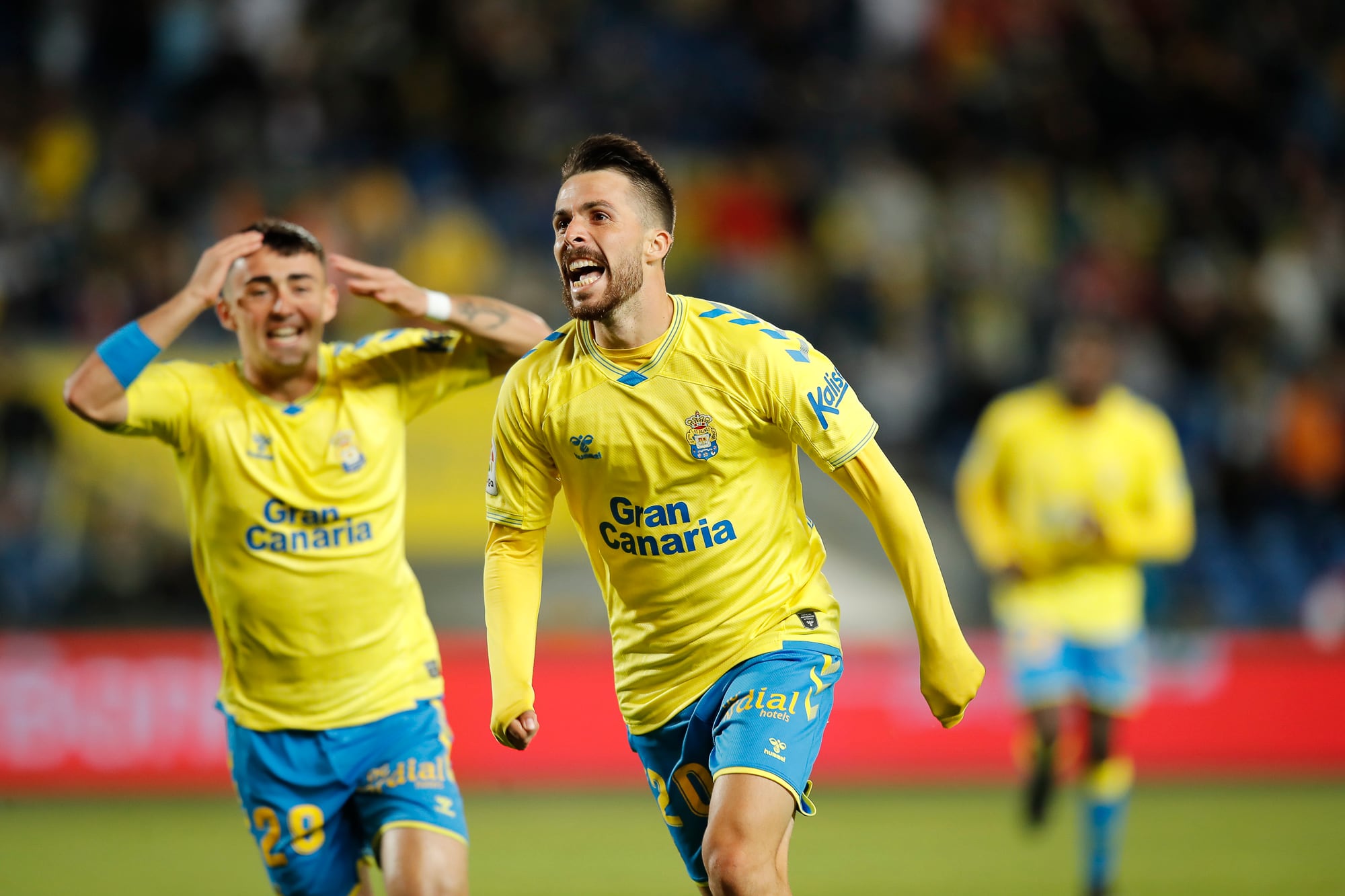 Kirian Rodríguez, durante un partido con Las Palmas