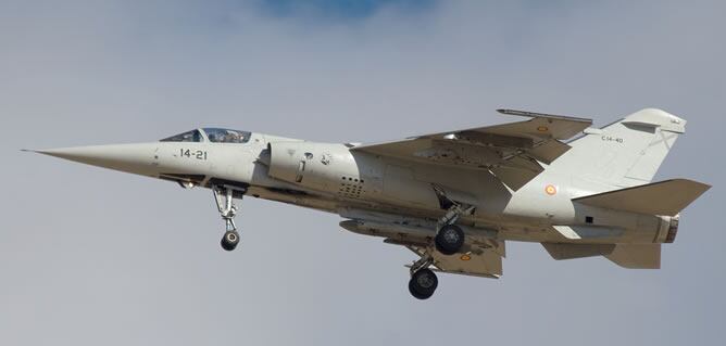 Imagen de uno de los Mirage siniestrados. La fotografía fue tomada en noviembre de 2008.