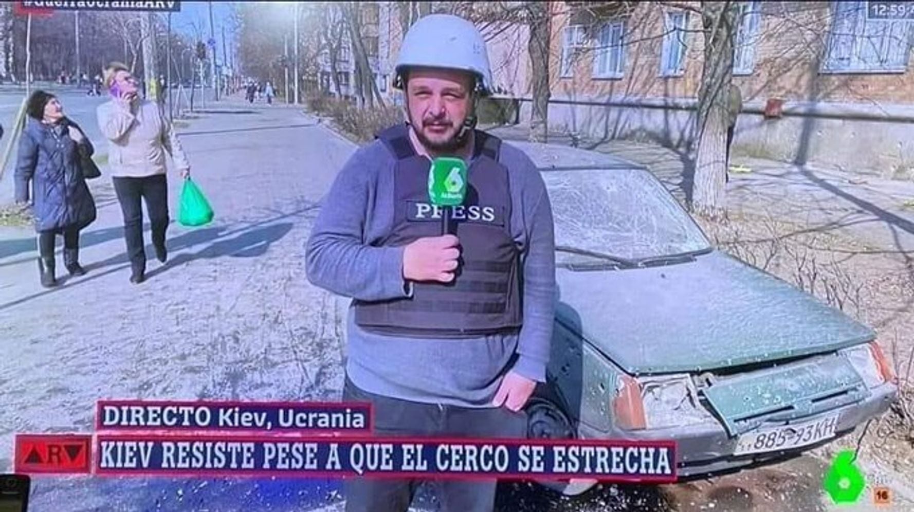 Alberto Sicilia, más conocido como Principia Marsupia (@pmarsupia), reportero en Ucrania.