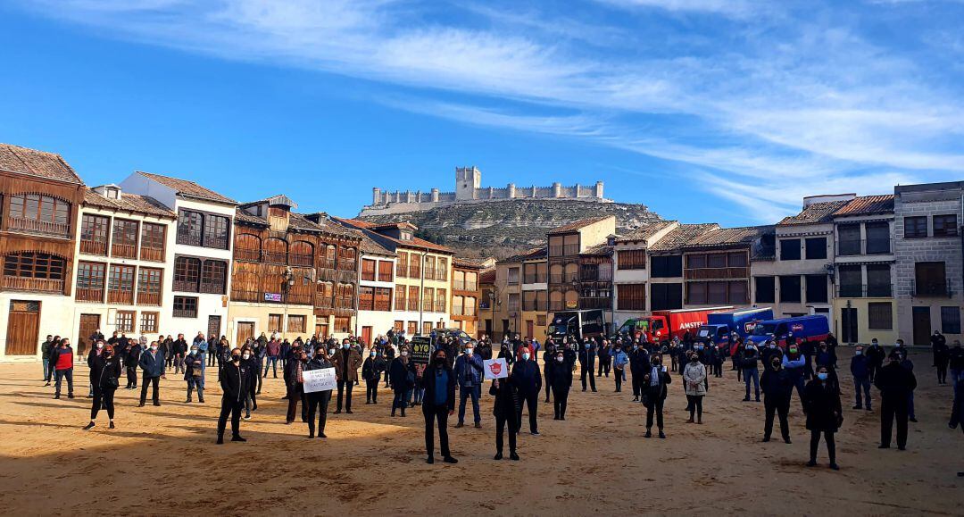 Los hosteleros de Peñafiel y comarca ya se manifestaron el pasado 12 de noviembre