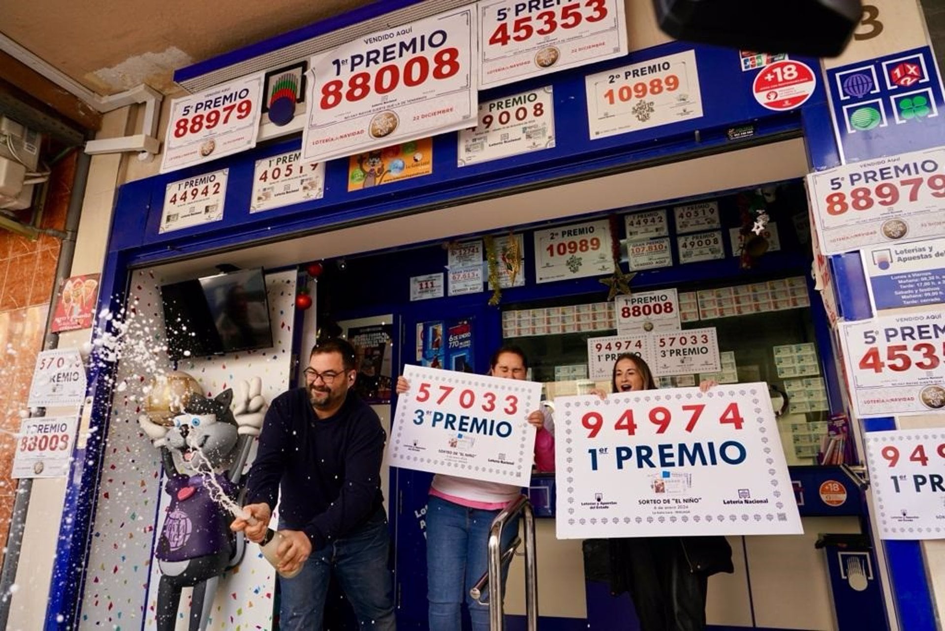 Una administración de Málaga donde se ha repartido el primer y el tercer premio de &#039;El Niño&#039;