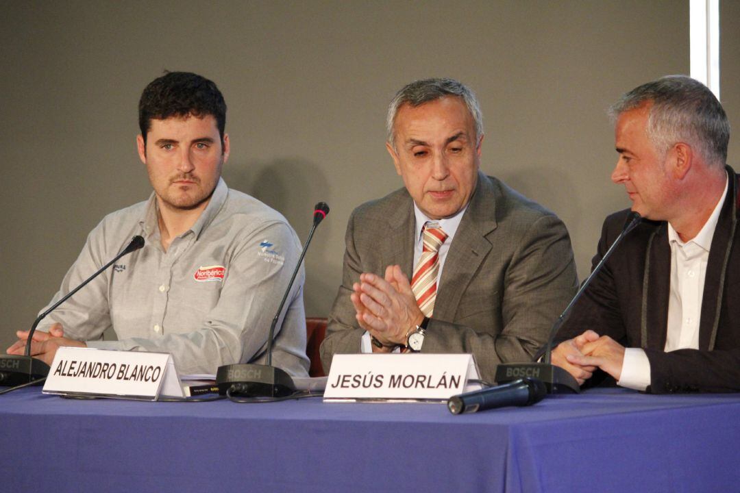 David Cal junto a Jesus Morlan Fariñas y Alejandro Blanco 