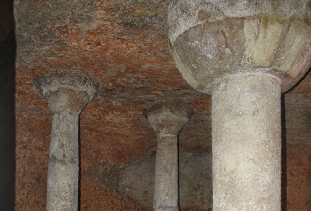 Interior de la cueva de la Yedra en Villarrubia de Santiago, en Toledo.