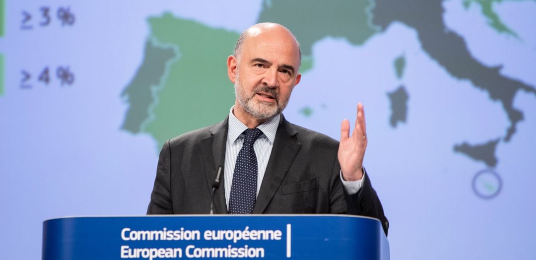 El eurocomisario de Economía, Pierre Moscovici.