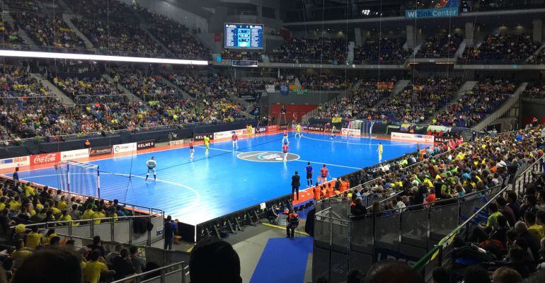 Panorámica del Wiscink Center durante la semifinal del Jaén Paraíso Interior.