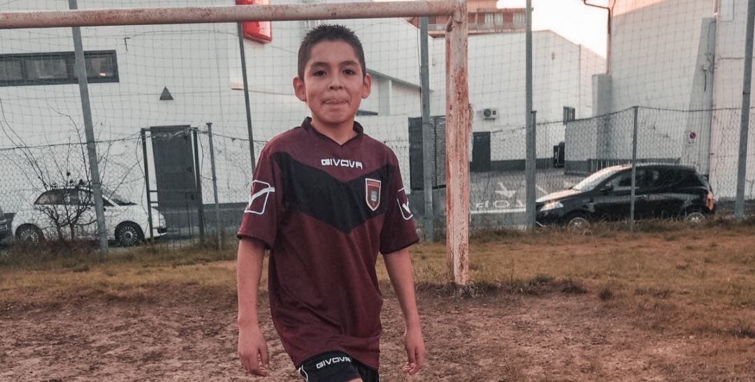 Cristian Adriano. Foto cedida por su padre Jorge