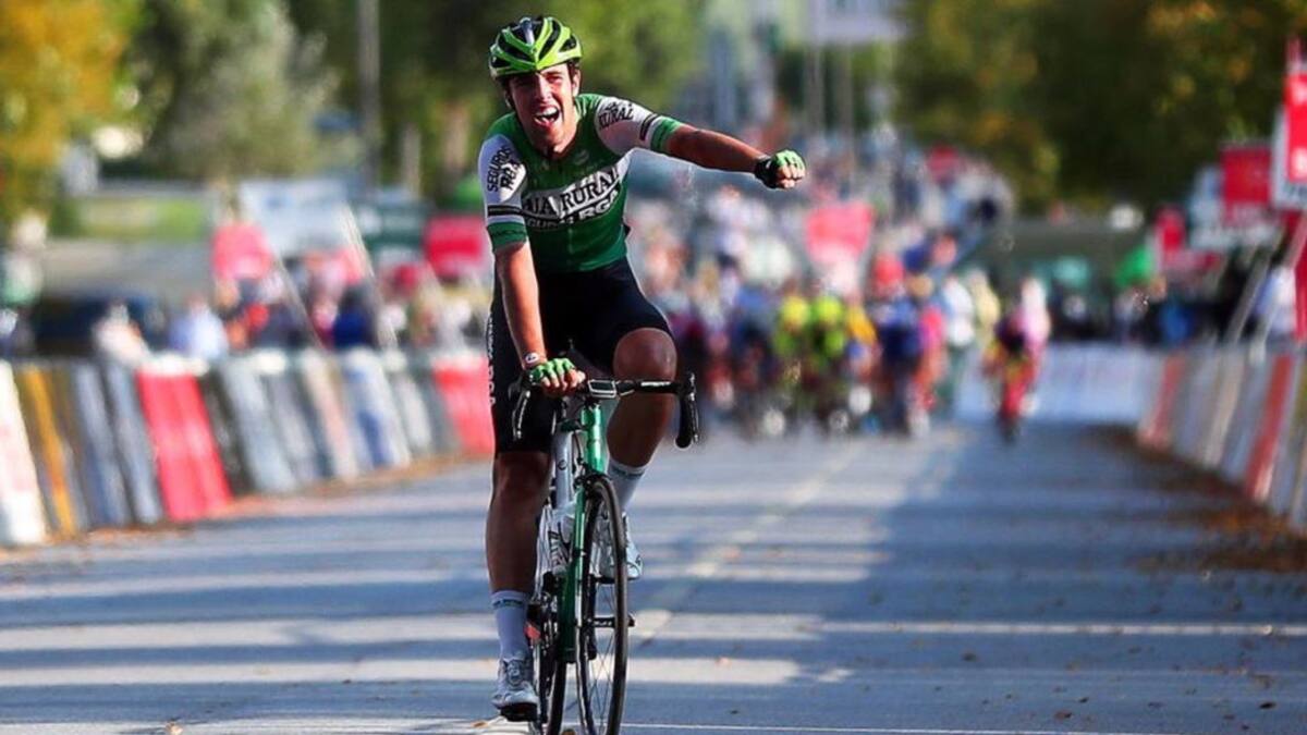 Primera victoria profesional en Viseu para el vitoriano Oier Lazkano