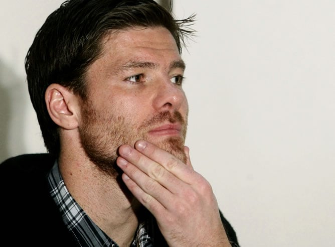 Xabi Alonso, durante la presentación