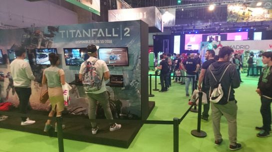 Visitantes probando Titanfall 2