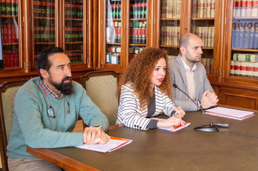 Concejales de Ciudadanos en el Ayuntamiento de Segovia.
