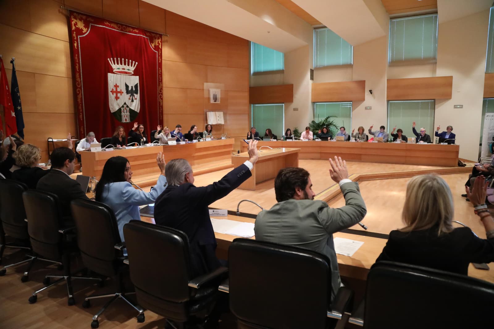 Pleno Municipal de Alcobendas en su sesión del mes de octubre