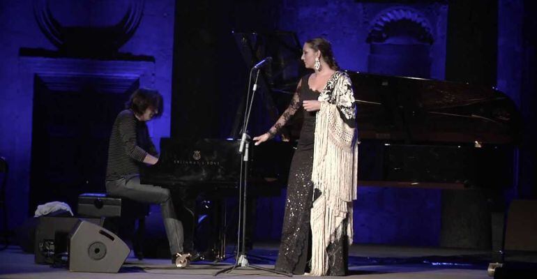 Dorantes y Marina Heredia en su actuación el pasado 2016 en el festival Cazorla Flamenca.