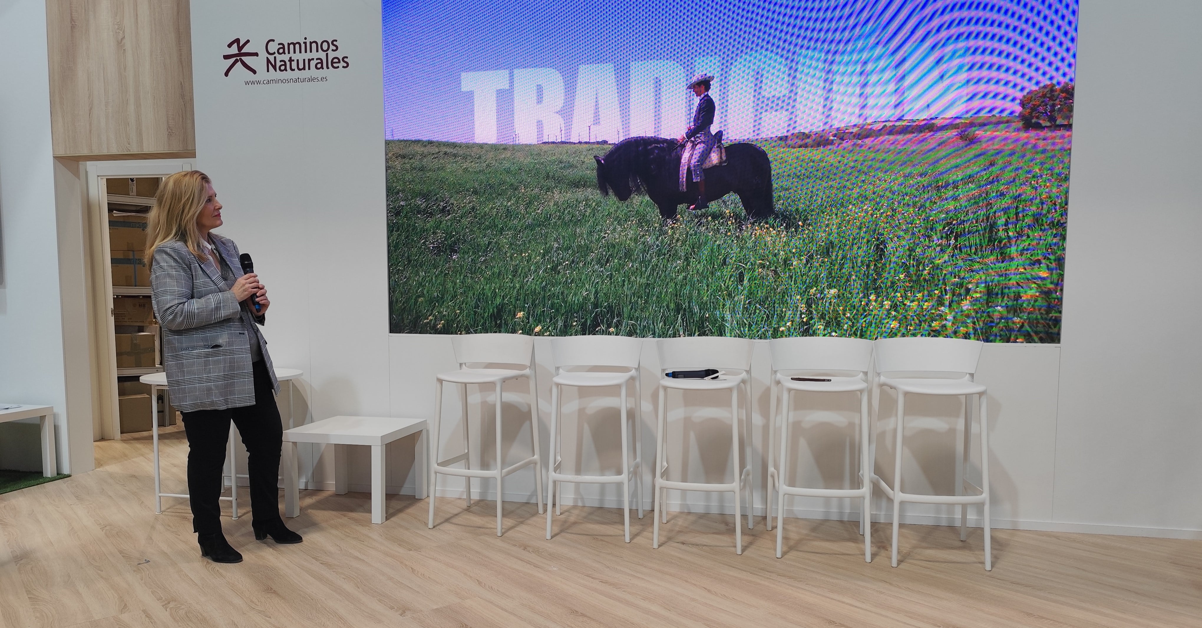 Judit Anda, presidenta de la Yeguada Cartuja