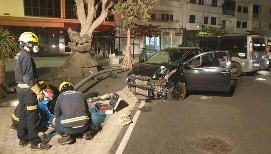 Así quedó el vehículo accidentado.