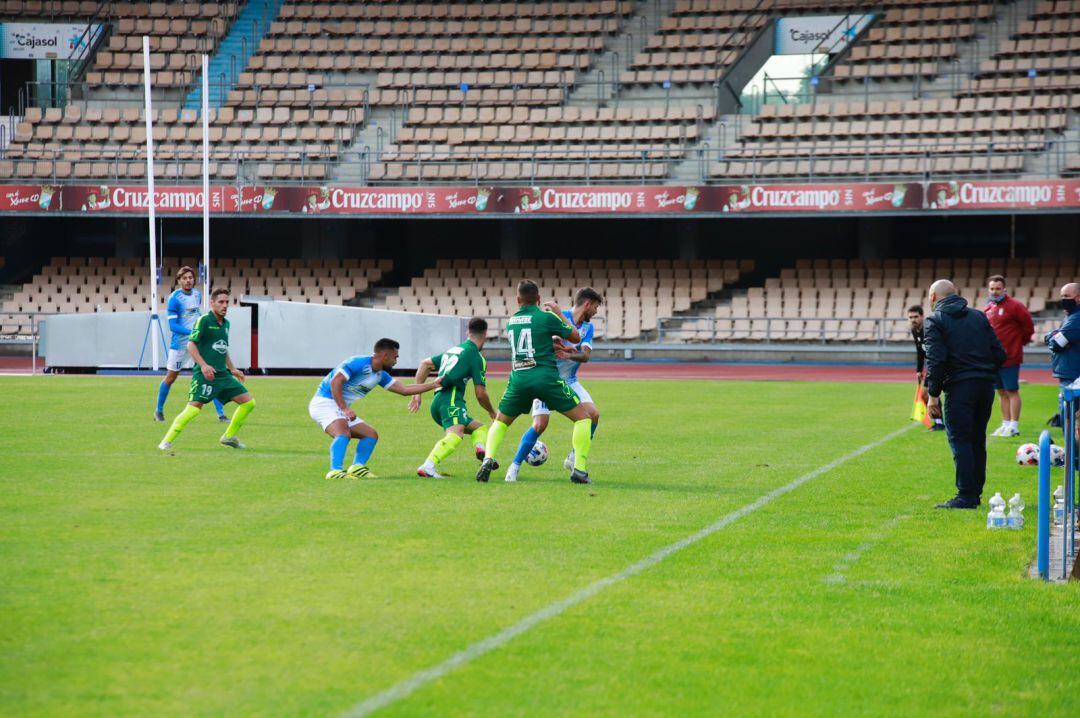 Imagen del partido disputado ante el Rota en Chapín 