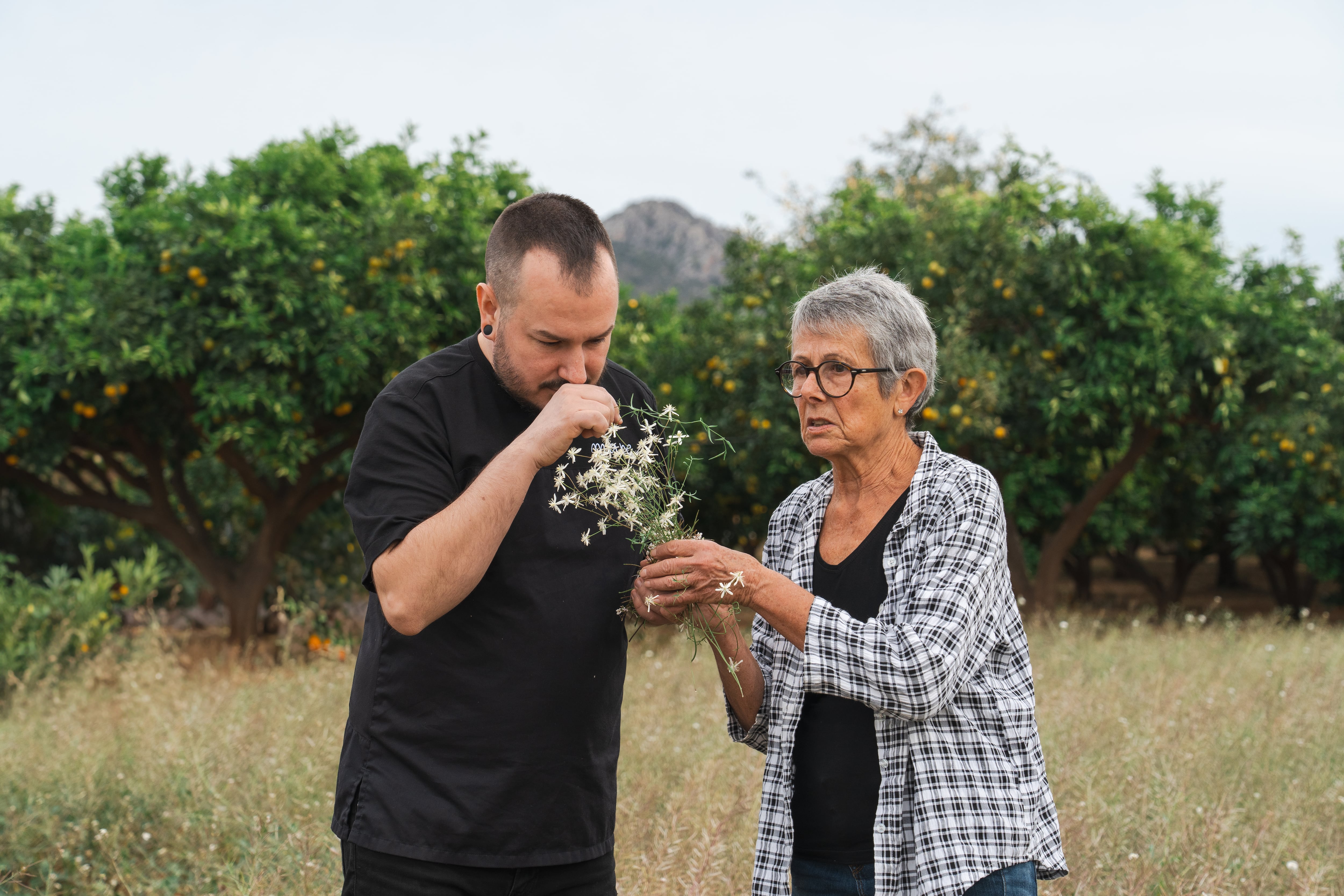 Miquel Gilabert y su madre, Josefina Gilabert.