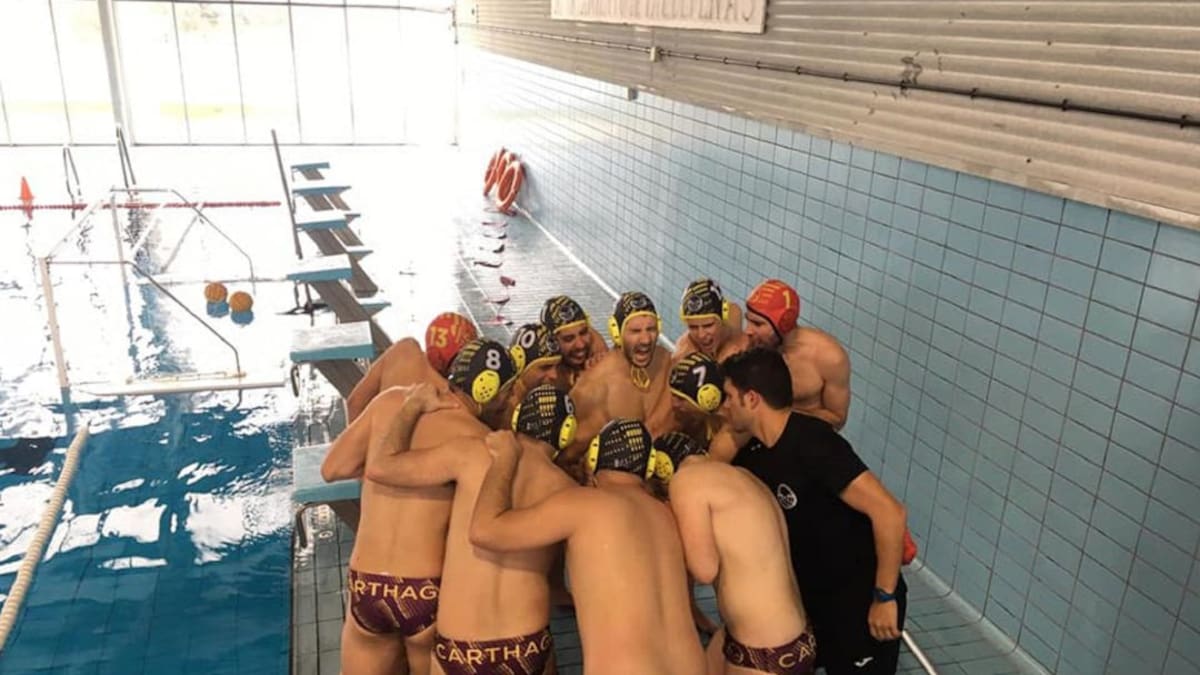 El Club Waterpolo Carthago anuncia un caso de coronavirus en su primer equipo