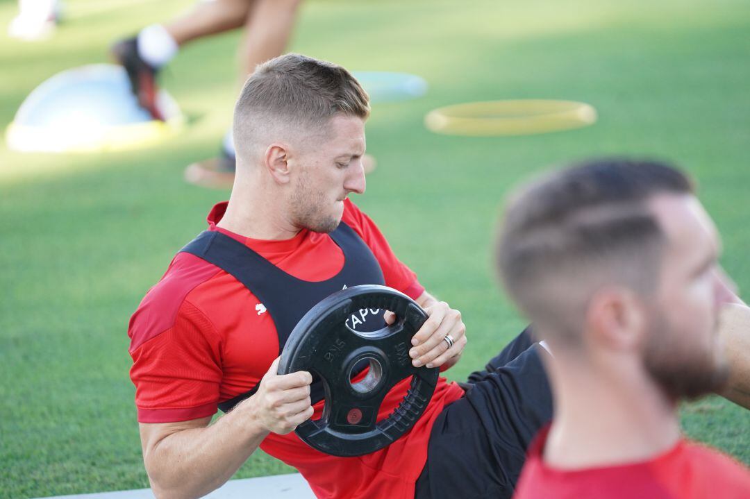 Iván Balliu, en el stage de Marbella.