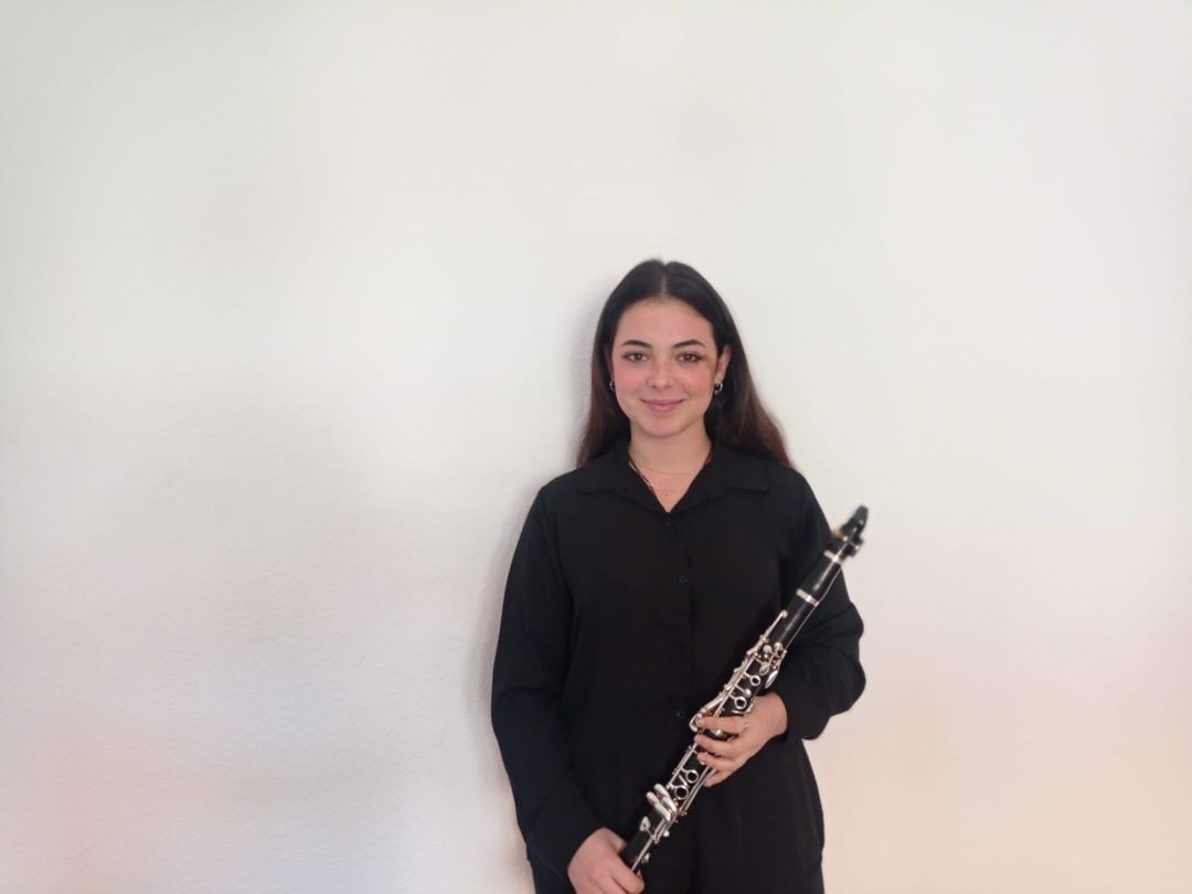 Gloria Cruzado Sánchez, clarinetista Villalba del Alcor (Huelva)