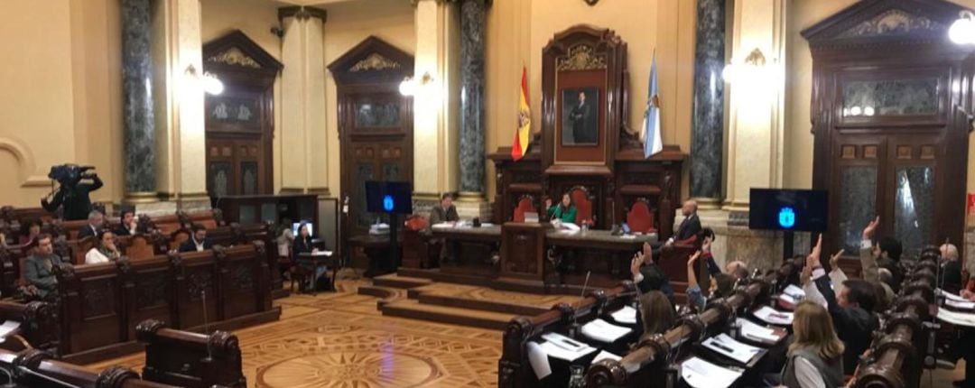 Pleno municipal de A Coruña
