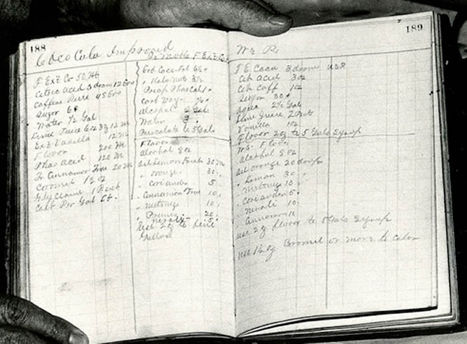 La fórmula original del refresco más popular del mundo se encontraba en la fotografía que ilustraba un artículo sobre la historia de la Coca Cola, publicado en el diario <i>Atlanta Journal Constitution</i> en 1979