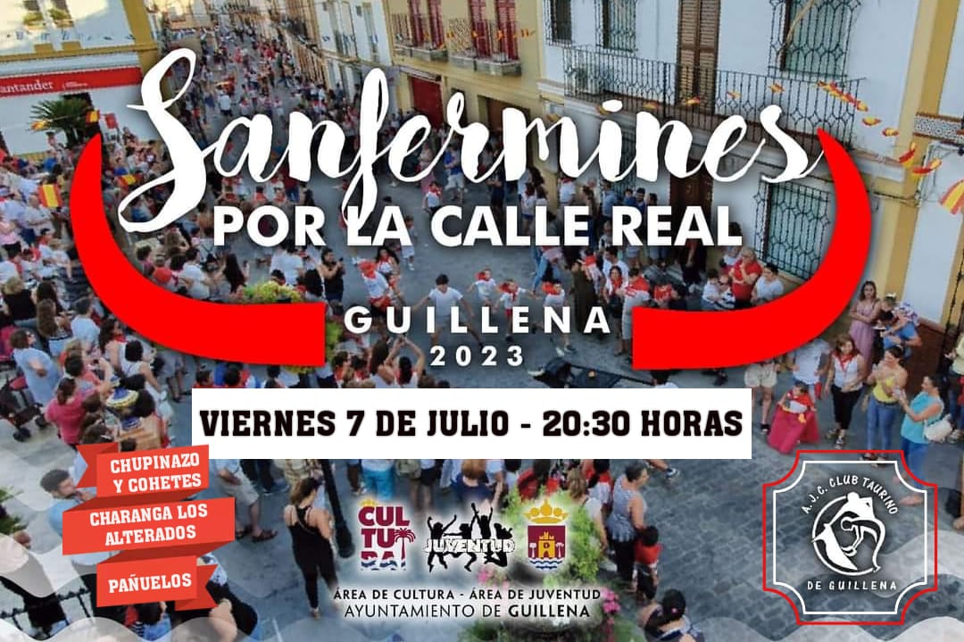 Cartel de los Sanfermines de Guillena