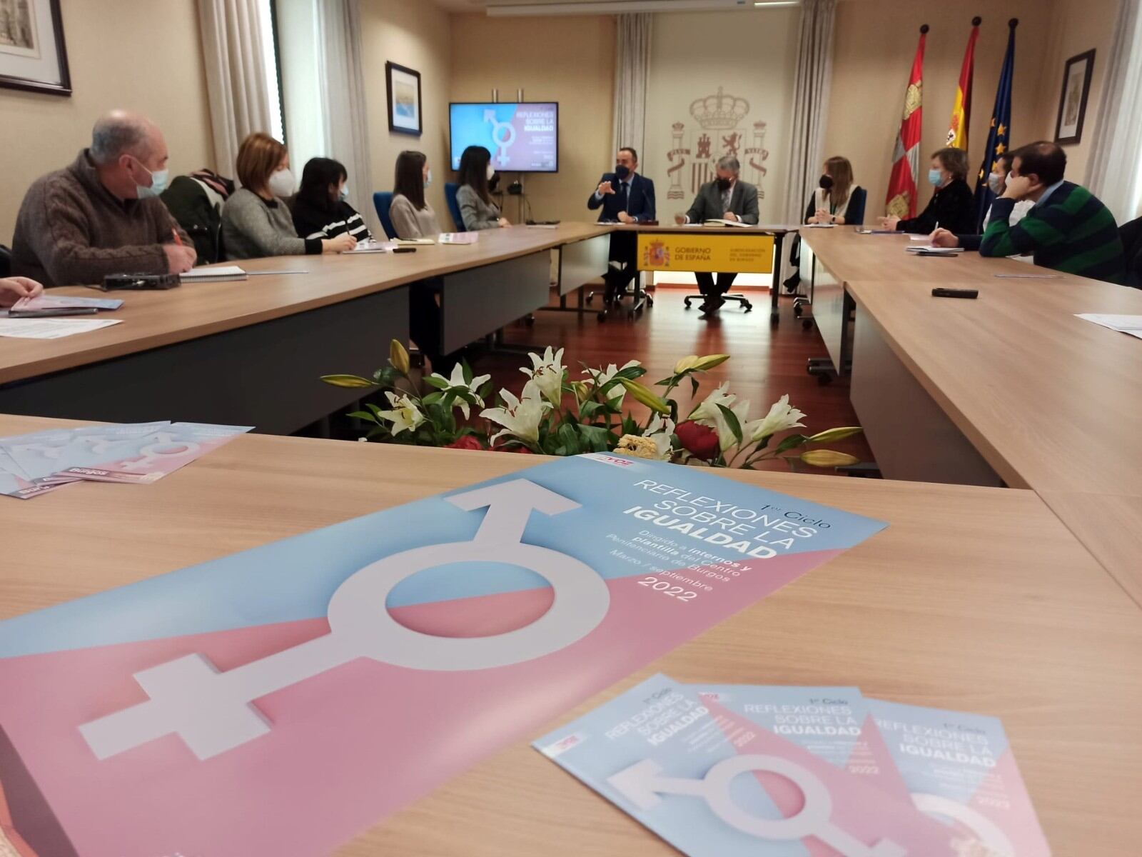 Presentación del ciclo &#039;Reflexiones para la Igualdad&#039; que se celebrará en la Prisión de Burgos