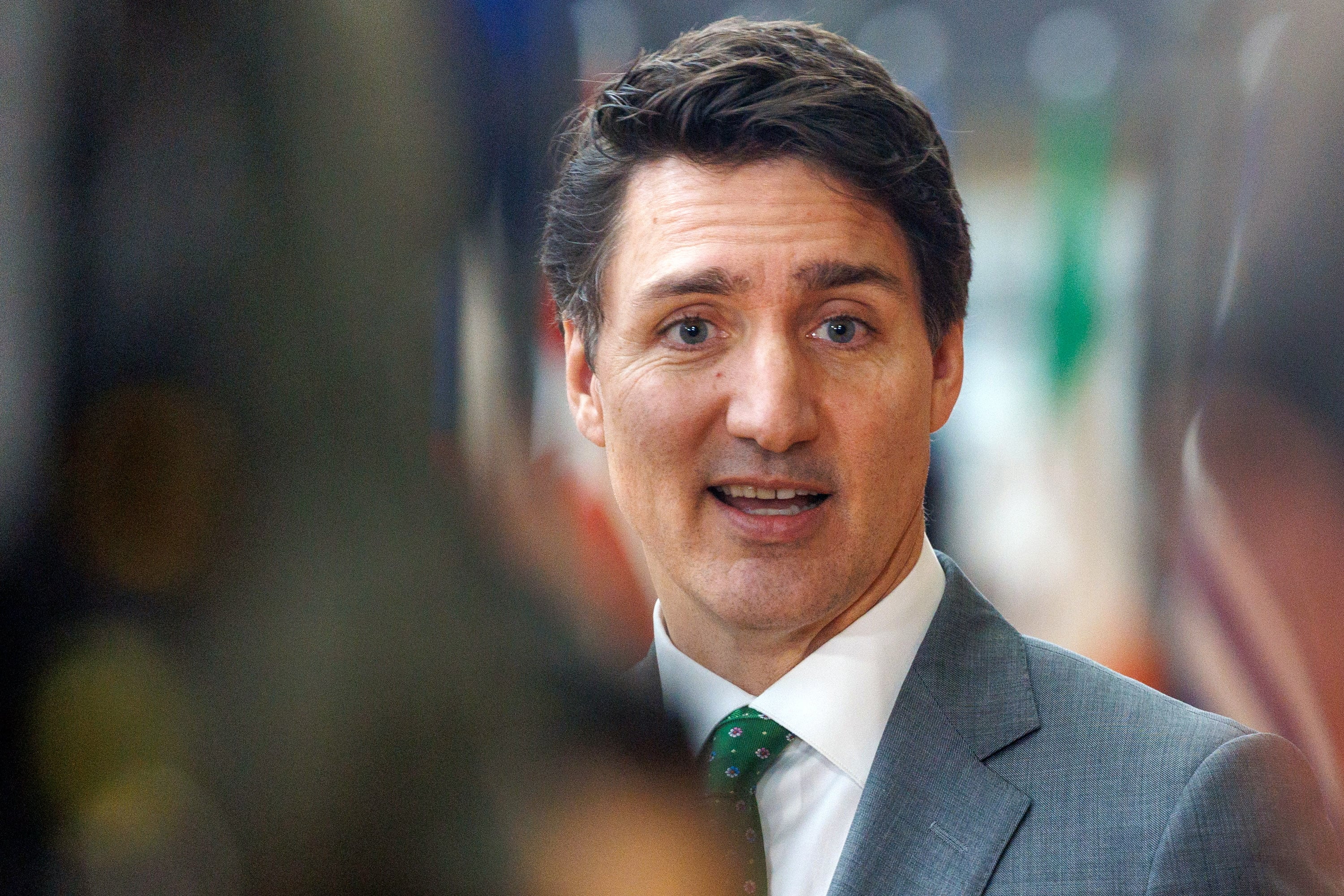 Fotografía del 12 de febrero de 2025 del primer ministro canadiense, Justin Trudeau