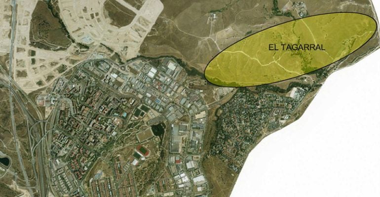 Plano sobre la situación de los terrenos de la Finca de El Tagarral