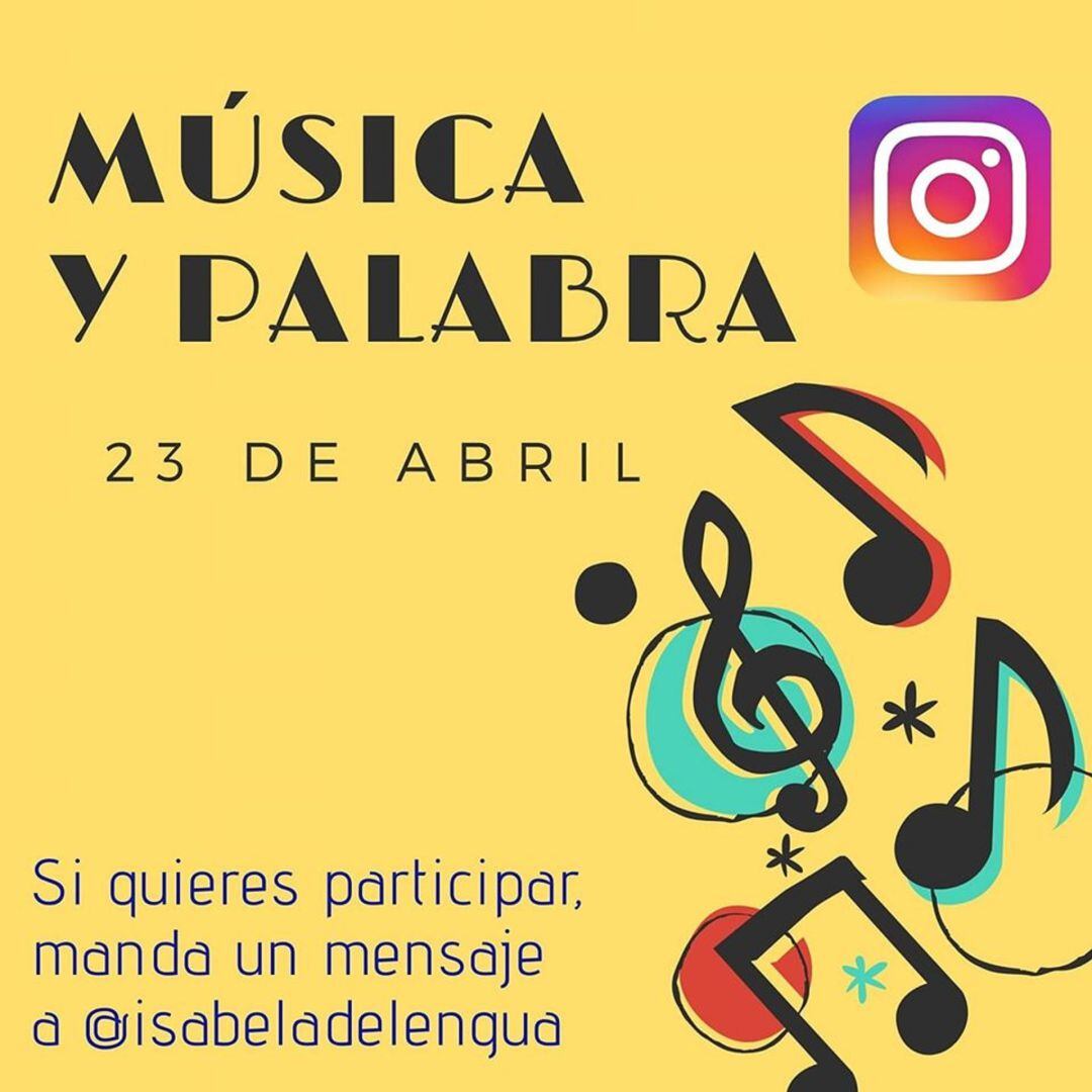 Este año el Festival Música y Palabra sera vitual