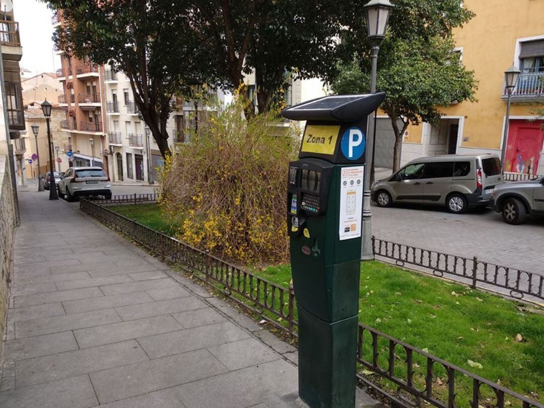 Parquímetro en la Calle Costanilla de Zamora