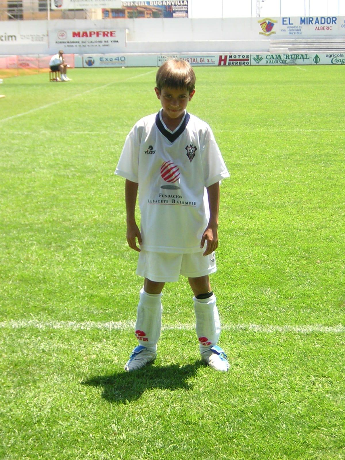 Alejandro Lorenzo, durante su etapa en el Albacete