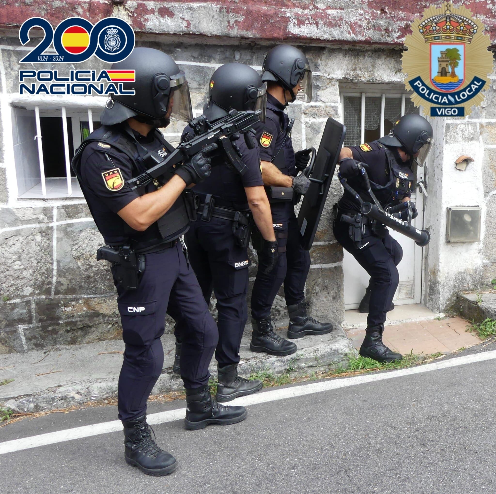 Actuación de la Policía Nacional de Vigo