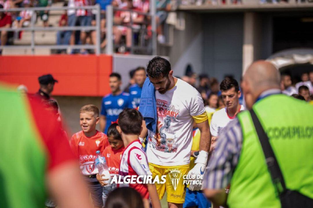 Romero en un partido.