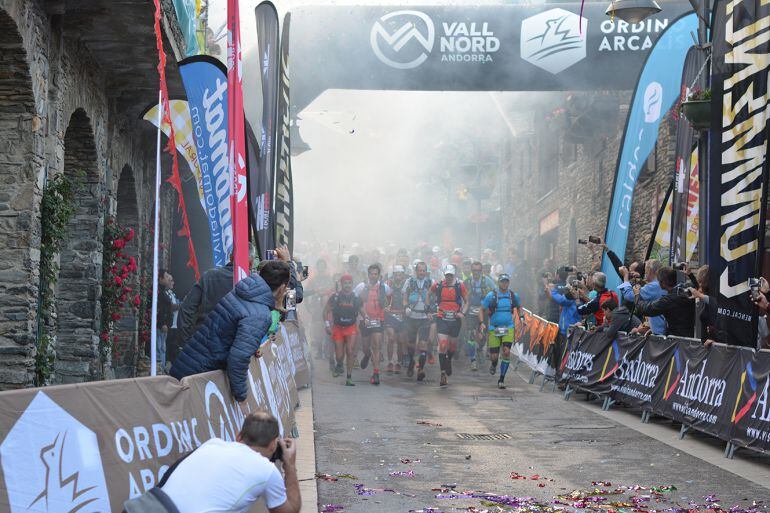 Moment de la sortida d'Eurfòria aquest matí.