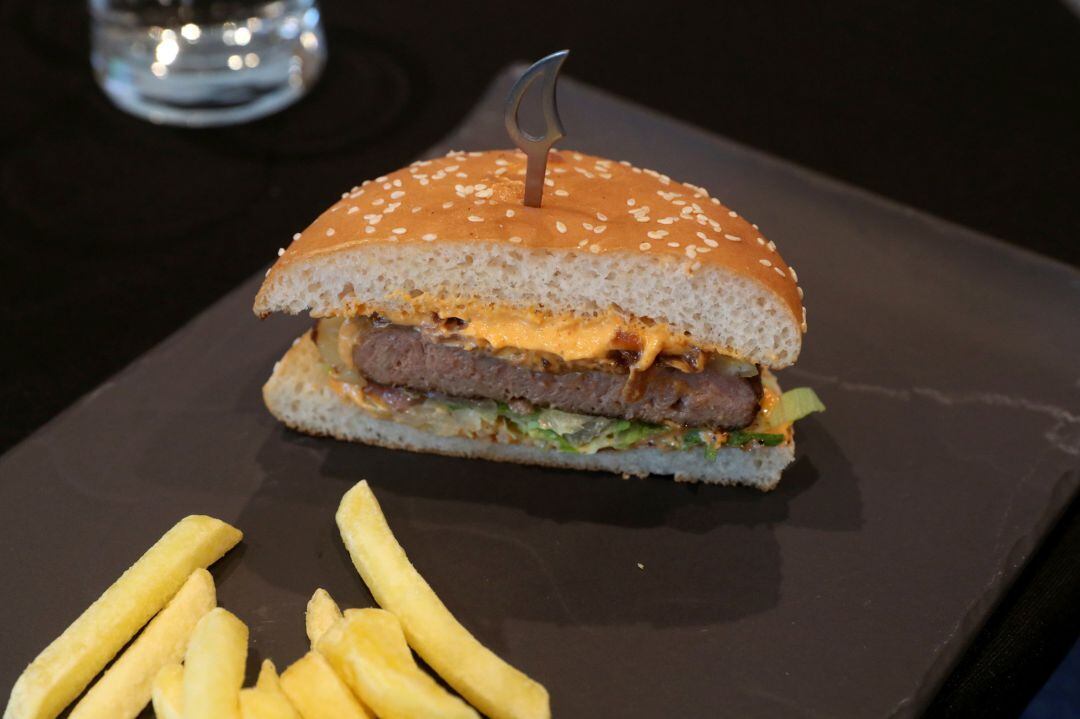 Una hamburguesa vegetal de Nestle.