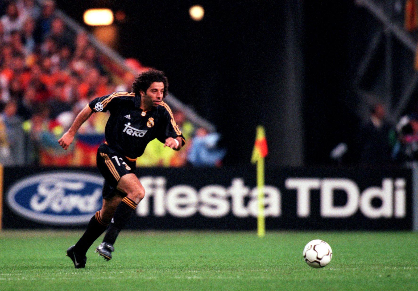 Iván Campo, en la final de la Champions en la que el Real Madrid lograría la &#039;Octava&#039; contra el Valencia.