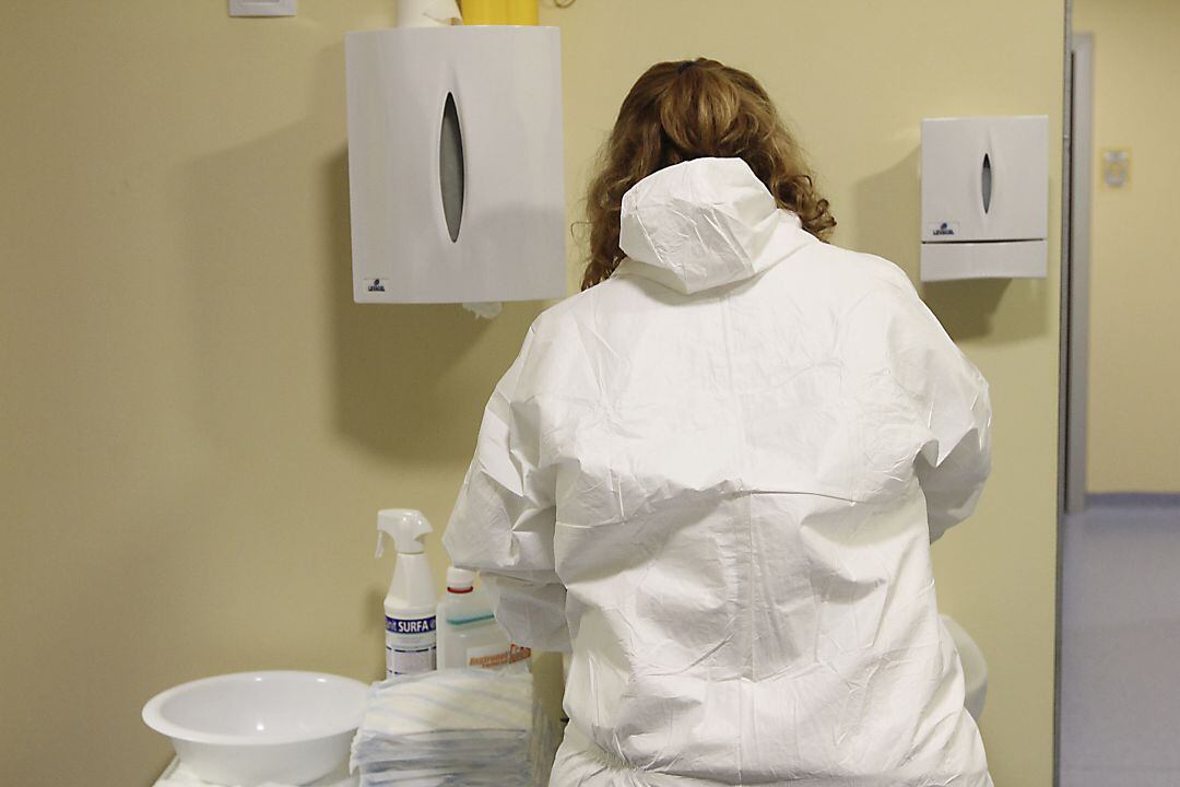 Profesional sanitaria. Imagen de archivo